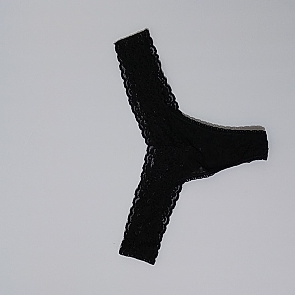 Victoria's Secret The Lacie Black Panty